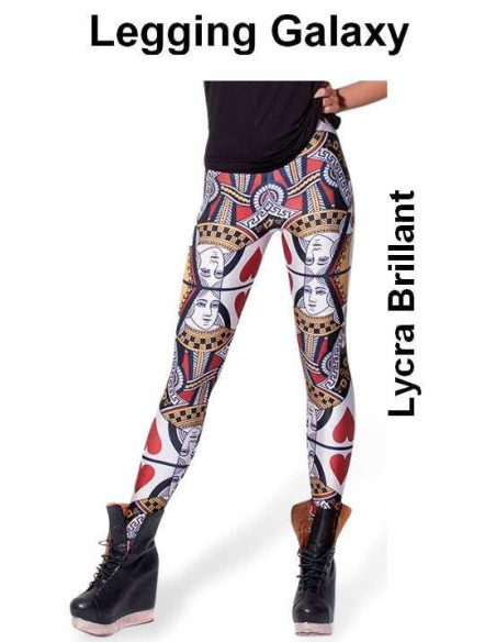 Caleçon galaxy Dame de coeurs