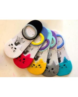 Lot De 5 paires de protége pieds Chats