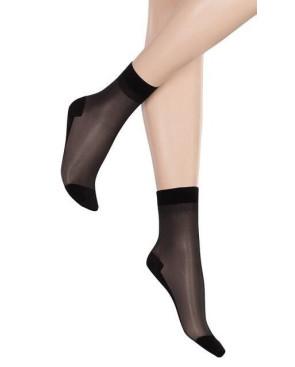 Chaussettes en lycra à semelles coton Clio