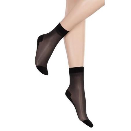 Chaussettes en lycra à semelles coton Clio