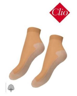 Chaussettes en lycra à semelles coton Clio