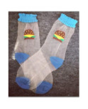 Chaussettes Brunch Trompe L'oeil assorties