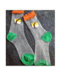 Chaussettes Brunch Trompe L'oeil assorties
