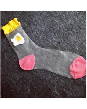  Chaussettes Brunch Trompe L'oeil assorties