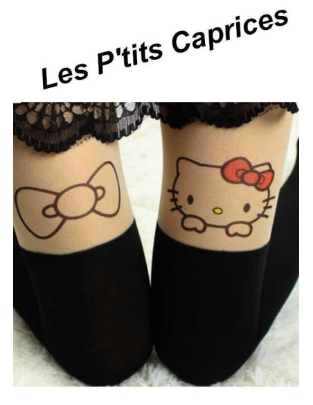 Collants les p'tits Caprices Hello Kitty
