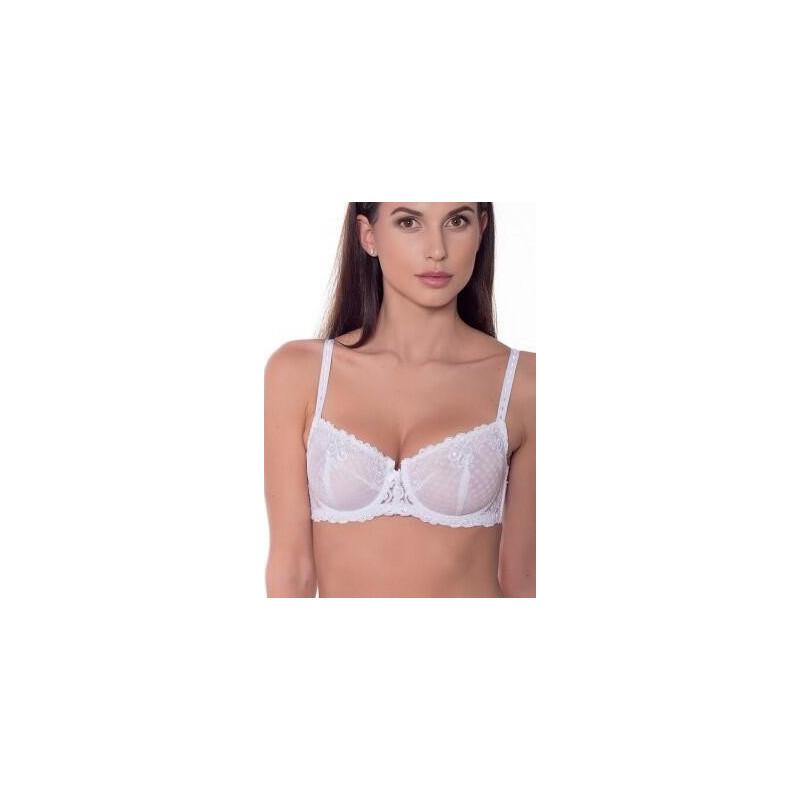 Soutien Gorge Pigeonnant Dentelle Blanche Louise