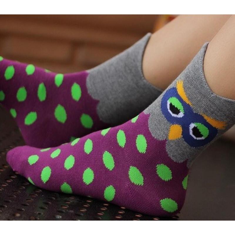 Lot 3 paires Chaussettes Hiboux