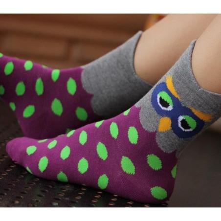 Lot 3 paires Chaussettes Hiboux