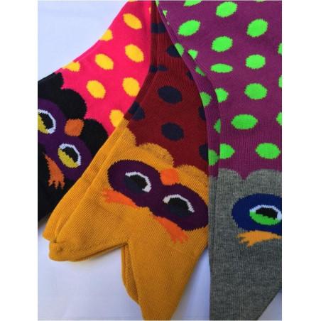 Lot 3 paires Chaussettes Hiboux