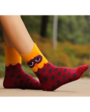  Lot 3 paires Chaussettes Hiboux