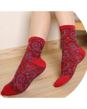  Coffret  3 paires Chaussettes Cachemire psyché