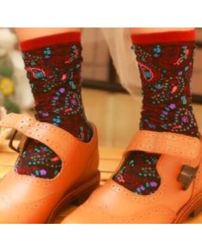  Coffret  3 paires Chaussettes Cachemire psyché