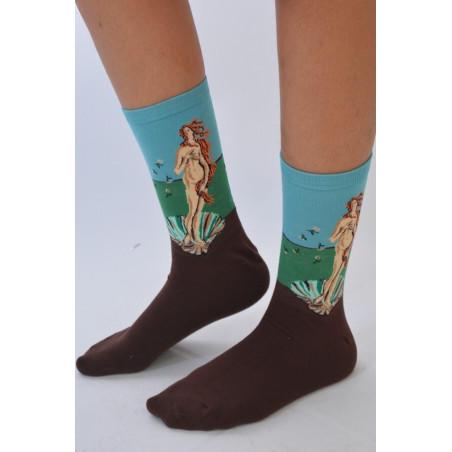 Chaussettes la Venus de Boticelli
