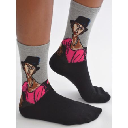 Chaussettes Art Museum La femme Modigliani