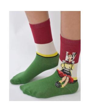  Chaussette style couverture de magazine année 50