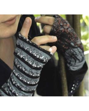 Mitaines reversible Imprimé 2 zamis & loup