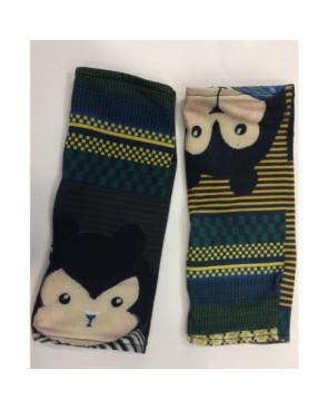  Mitaines reversible Imprimé 2 zamis & loup