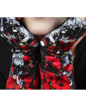 Mitaines Reversibles Coquelicot Tempête MArieantoilette
