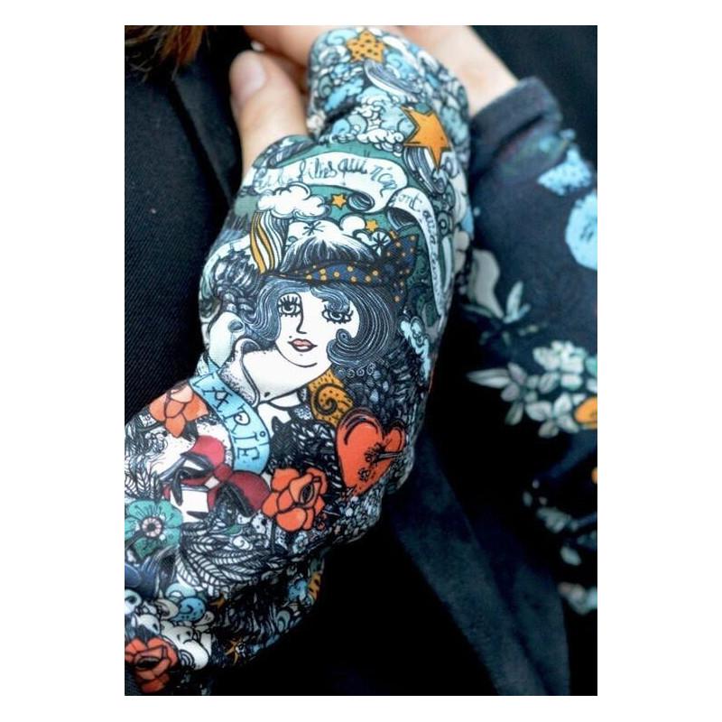 Mitaines Imprimées Reversibles Paulette Antoinette