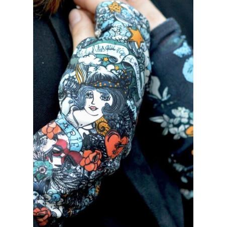 Mitaines Imprimées Reversibles Paulette Antoinette