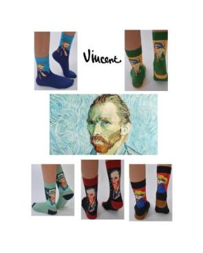 Chaussettes portrait de Van Gogh