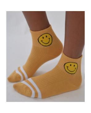  Chaussettes Smiley Sport jaunes
