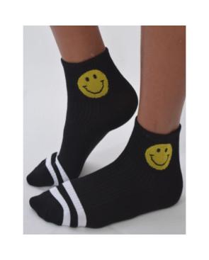  Chaussettes Smiley Sport noires