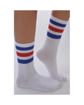 Chaussettes sports Rayures Tricolores tendance
