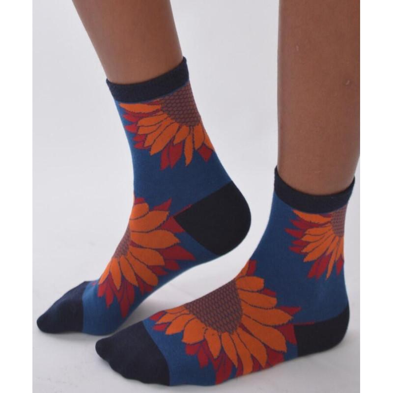 Chaussettes fleurs de Tournesols