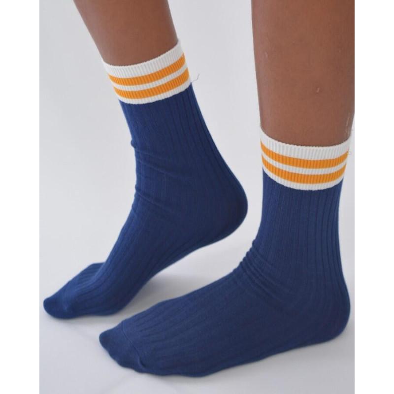 Chaussettes rayures bandes chics