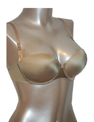Soutien gorge Pigeonnant Glossy Lejaby taupe