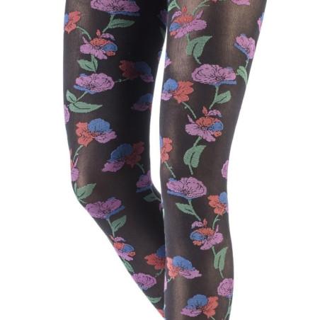 Collant Fleuri Emilio Cavallini