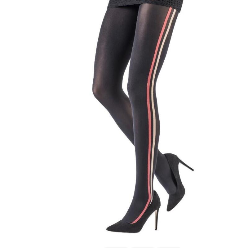 Collant Rayures sports chic Emilio Cavallini