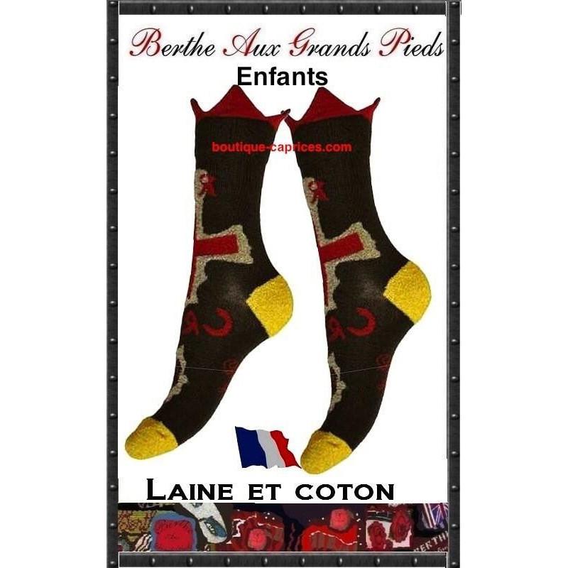 Chaussettes Croix rouge Berhe aux grands pieds enfants