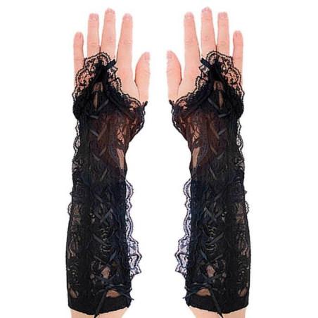 Mitaines Dentelle de cabaret frou frou