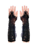 Mitaines Dentelle de cabaret frou frou