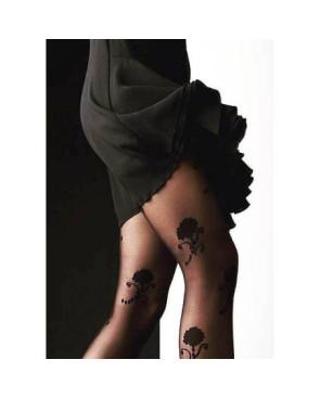 Collant Edda Pivoines Platino