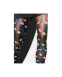 Collant Edith Bouquet fleuri Platino