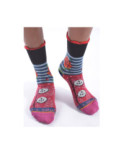 Chaussettes Dube et Drino Ancre Fleuri