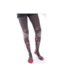 Collant Fil de joie Pistache Fleuri