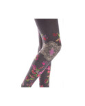 Collant Fil de joie Pistache Fleuri
