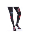 Collant Fil de joie Motif Cachemire Fleuri