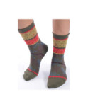 Chaussettes Revers Fleurs Patchwork Cronert