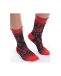 Chaussettes Bords roulés Fleurs