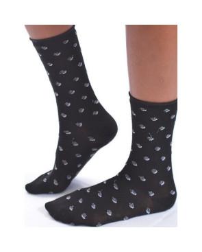  Cahussettes Bord roulé Voilà ecailles lurex