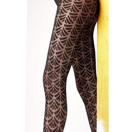 Collant Feuilles stylées Omero