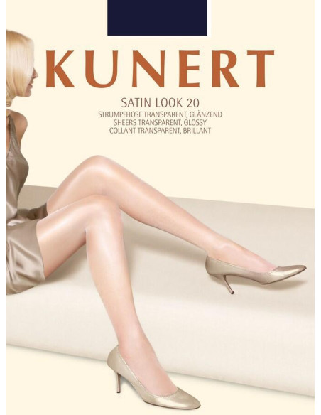 Collant Satin Look 20 Kunert marine