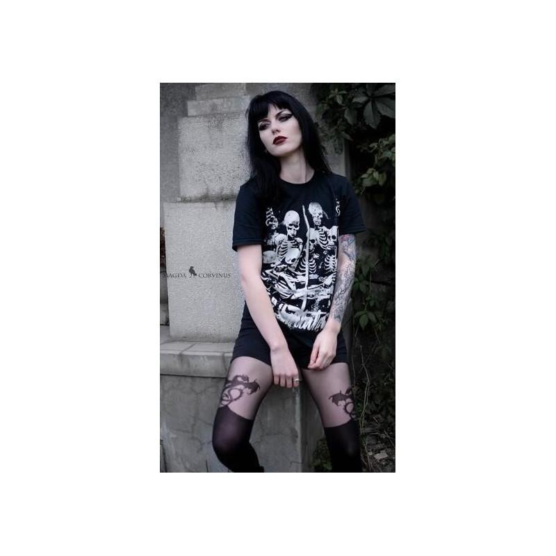 Collant Cuissarde Dragon Gothique Pamela Mann