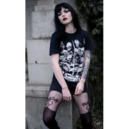 Collant Cuissarde Dragon Gothique Pamela Mann