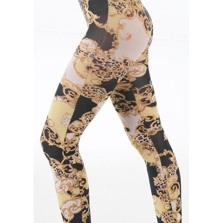Collant Imprimé Baroque Pamela Mann